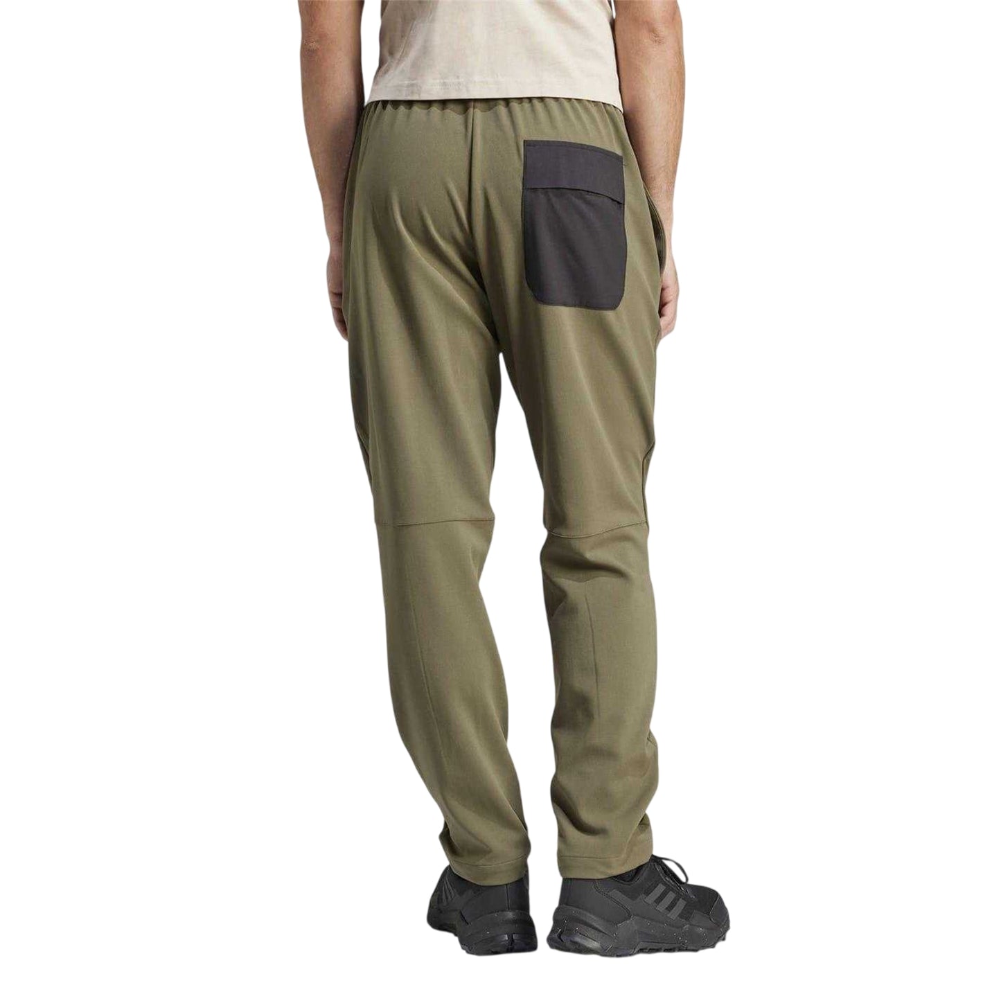 Olive - Back - Adidas Mens Terrex Knitted Joggers