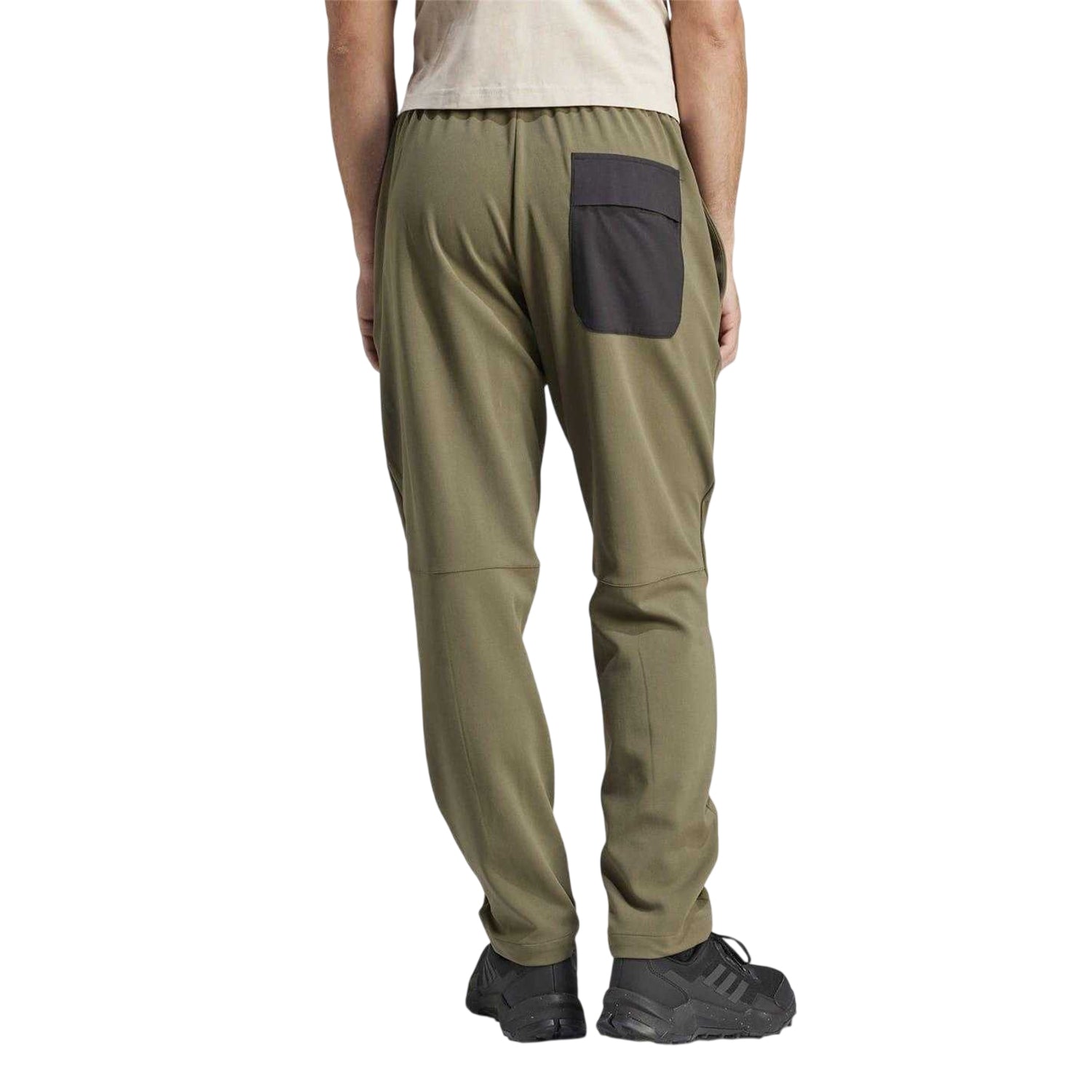 Olive - Back - Adidas Mens Terrex Knitted Joggers