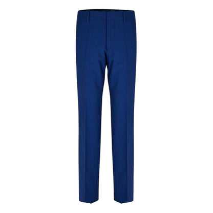 Blue - Front - Boss Mens Straight Chinos