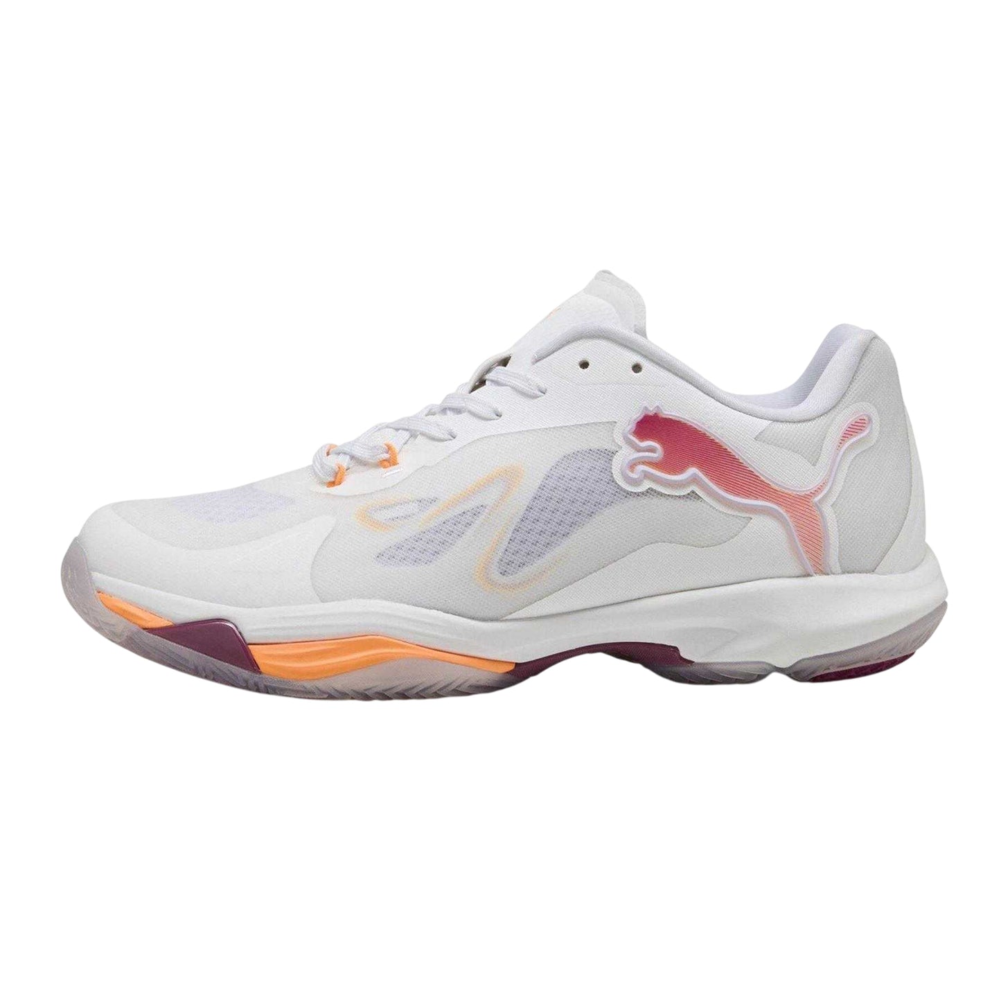 White-Berry - Side - Puma Mens Vantage Nitro W+ Handball Trainers