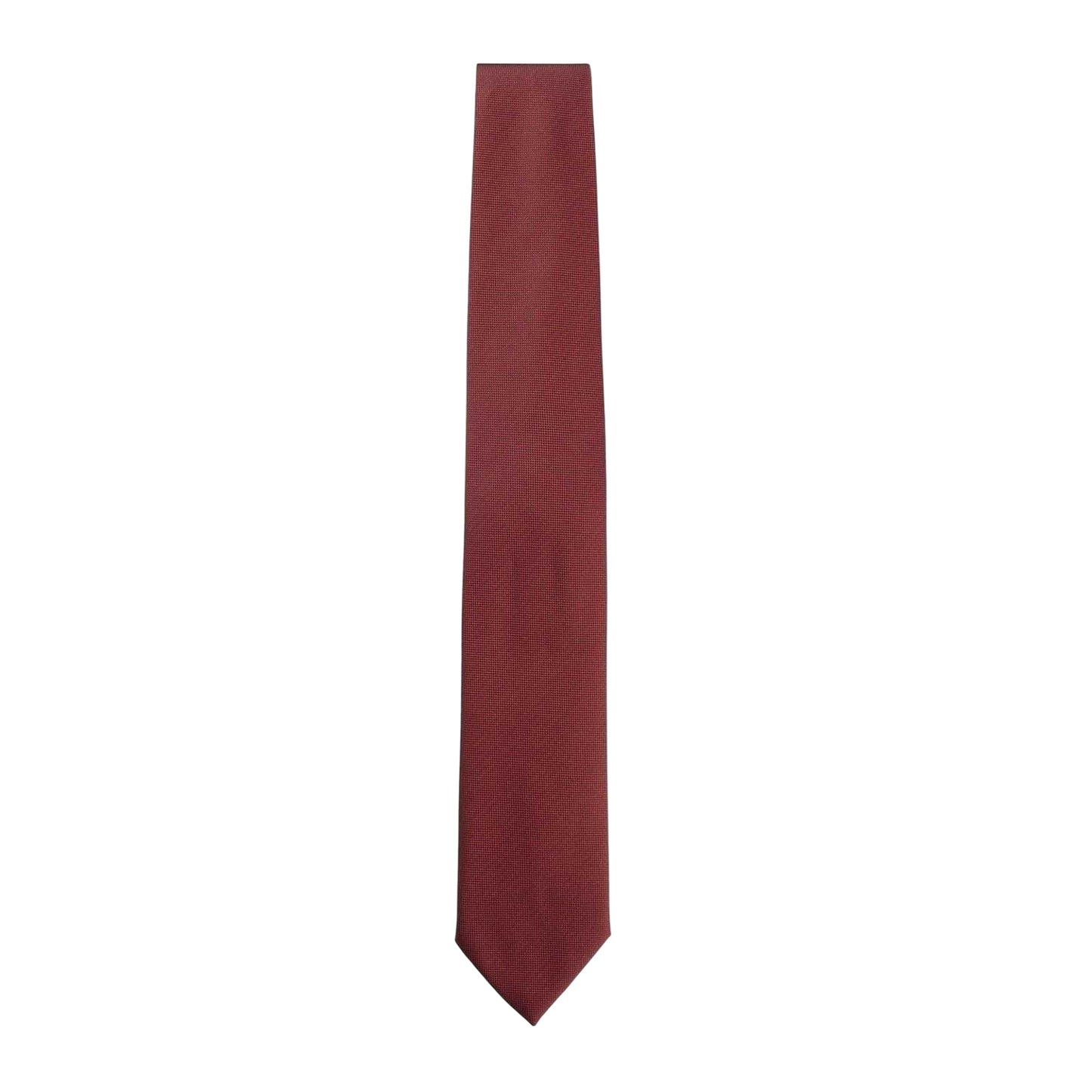 Dark Red - Front - Boss Slim Formal Tie