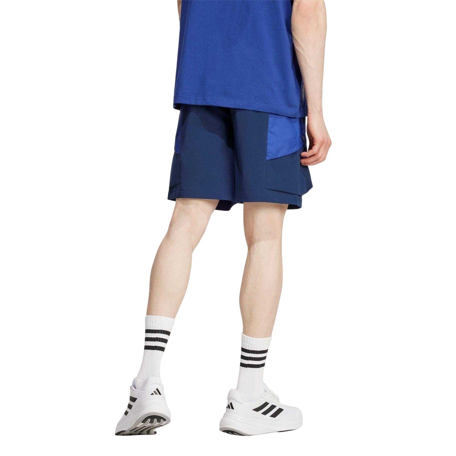 Night Indigo - Back - Adidas Mens Manchester United FC Shorts