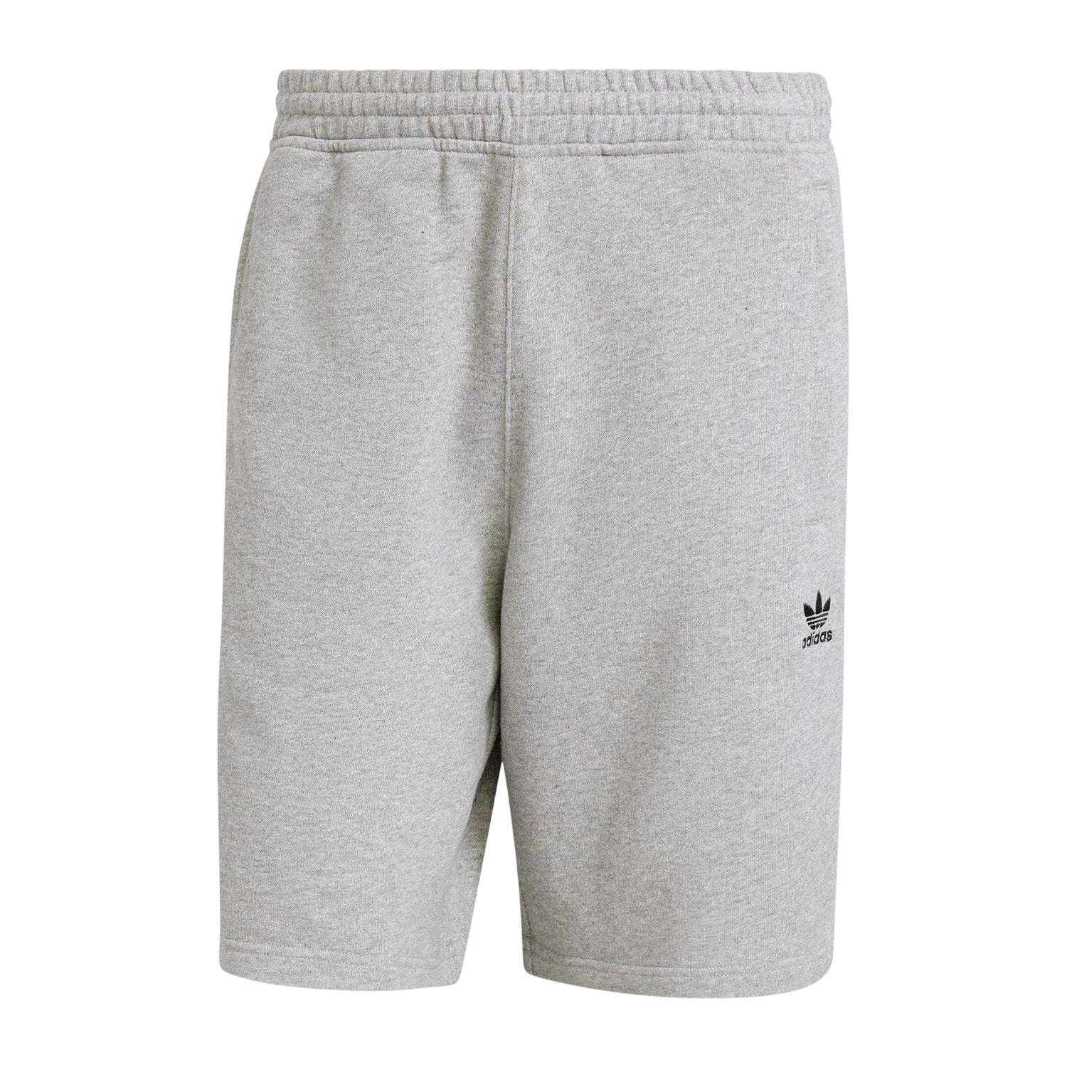 Medium Heather Grey - Front - Adidas Mens Essentials Trefoil Shorts