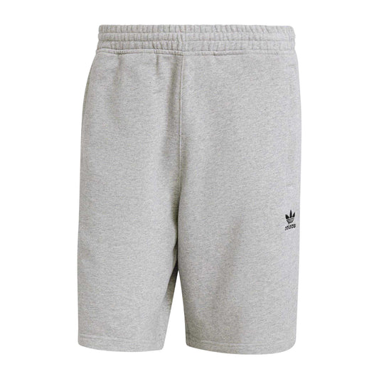 Medium Heather Grey - Front - Adidas Mens Essentials Trefoil Shorts