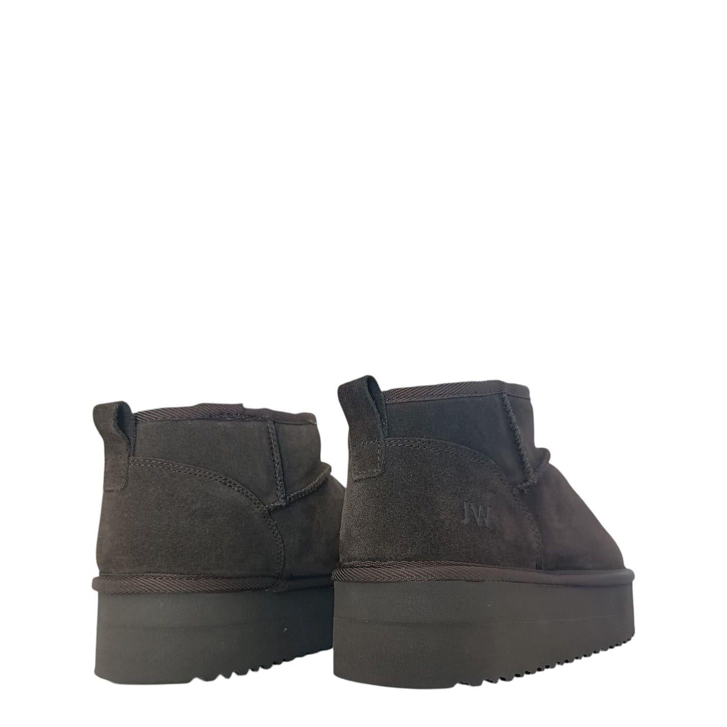 Chocolate - Lifestyle - Jack Wills Womens-Ladies Suede Platform Ankle Boots