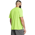 Green - Back - Under Armour Mens Tech Geotessa Vent T-Shirt