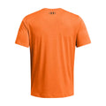 Orange - Back - Under Armour Mens Tech Geotessa Vent T-Shirt