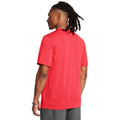 Red - Back - Under Armour Mens Tech Geotessa Vent T-Shirt