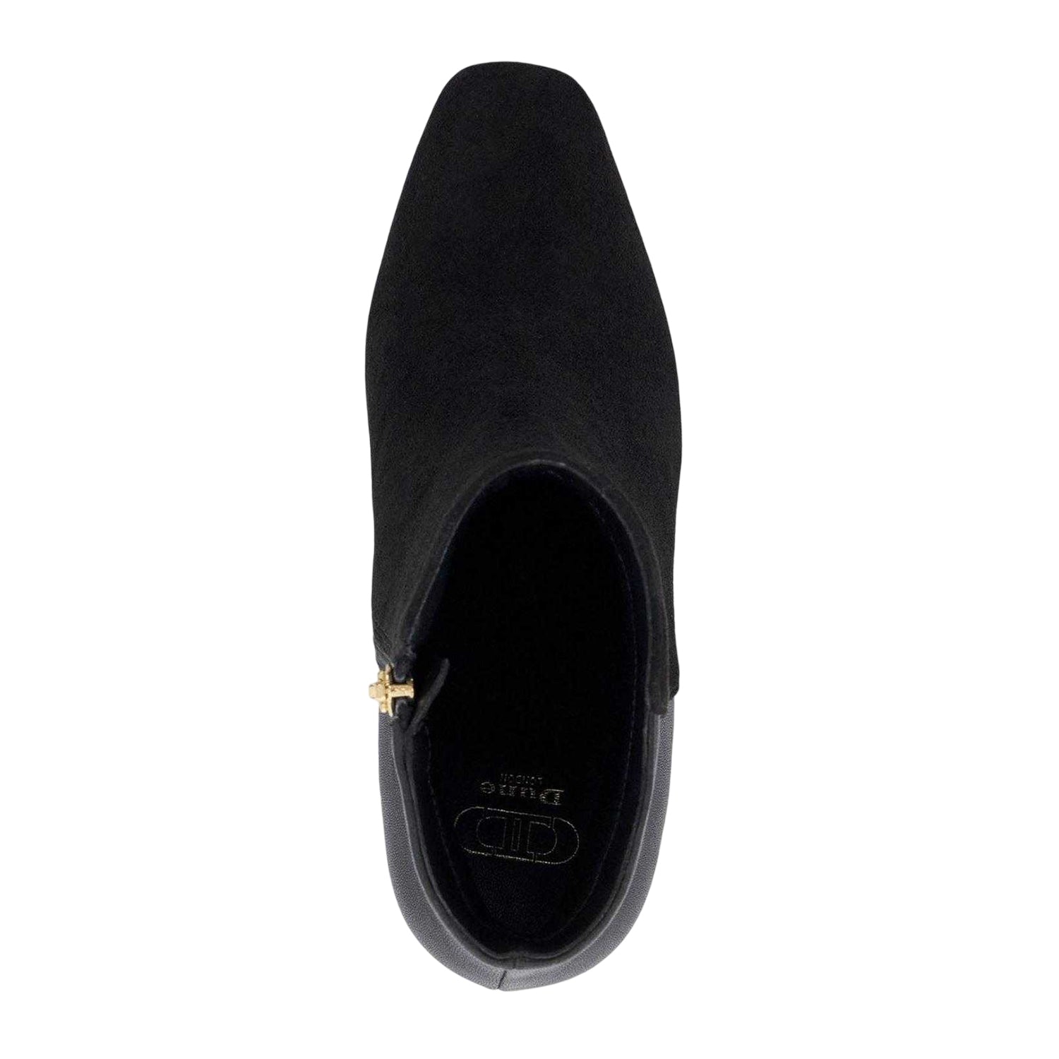 Black - Lifestyle - Dune London Womens-Ladies Orietta Two Tone Leather Ankle Boots