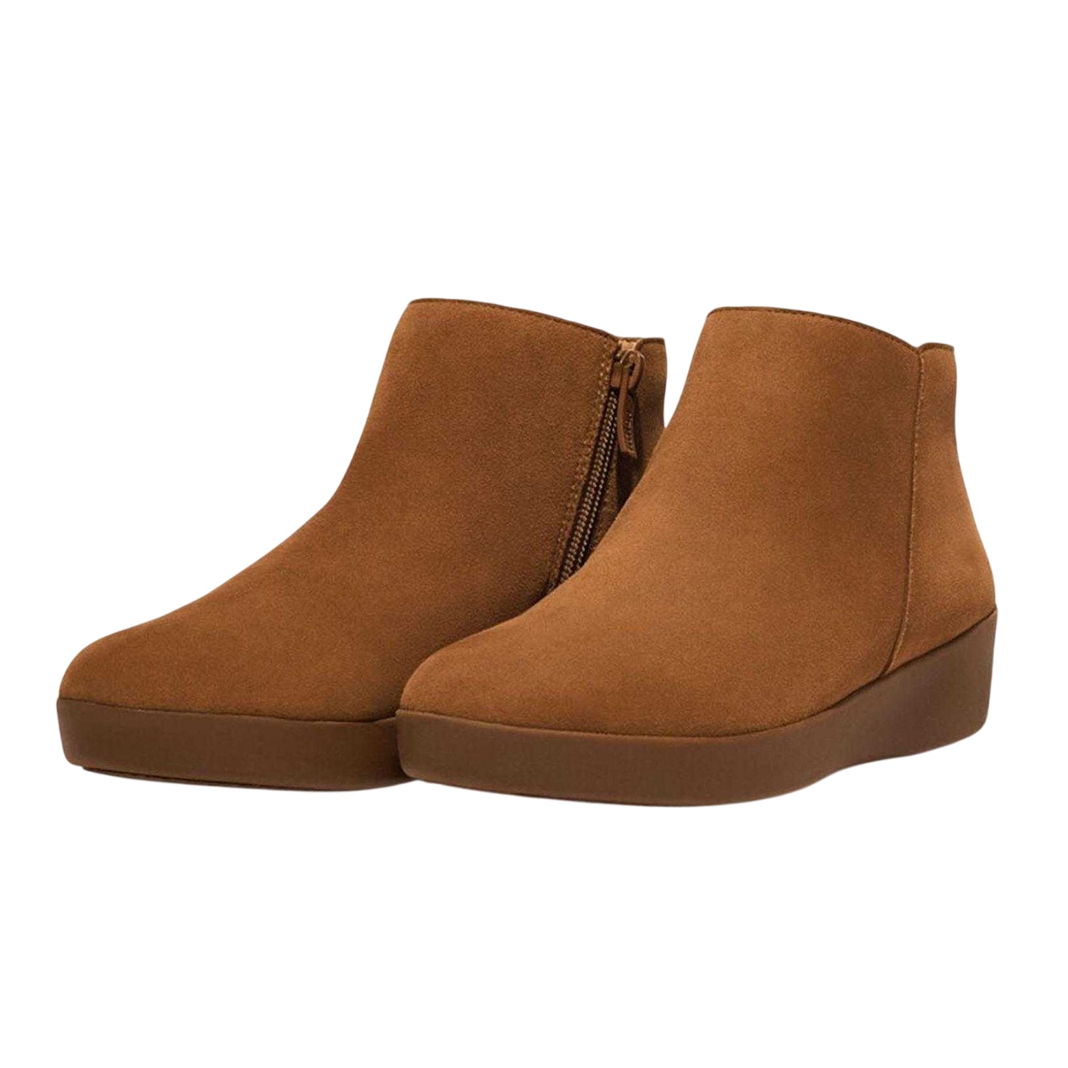Tan - Lifestyle - FitFlop Womens-Ladies Sumi Suede Ankle Boots