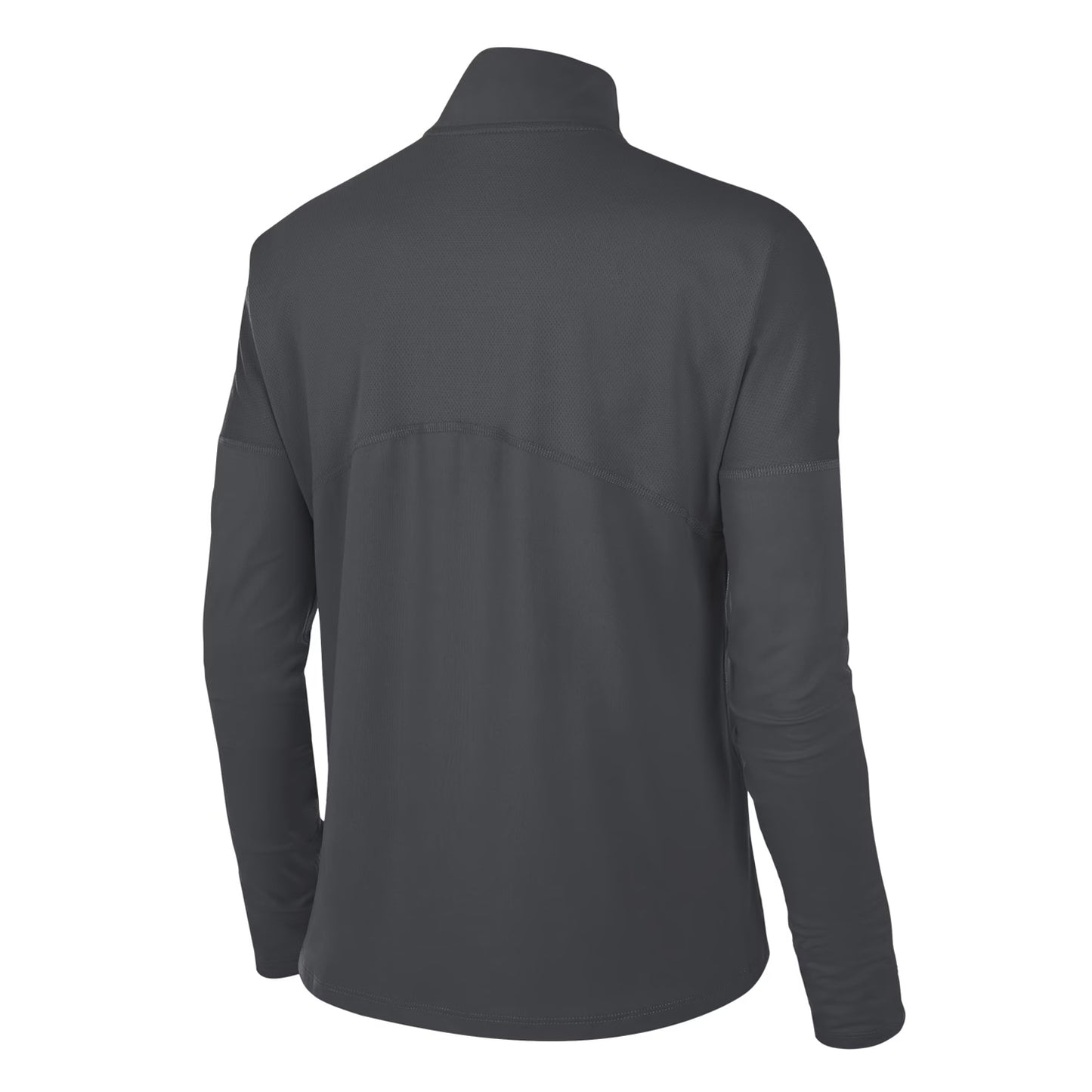 Anthracite - Back - Nike Womens-Ladies Funnel Neck Regular Long-Sleeved Top