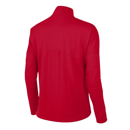 University Red - Back - Nike Womens-Ladies Funnel Neck Regular Long-Sleeved Top