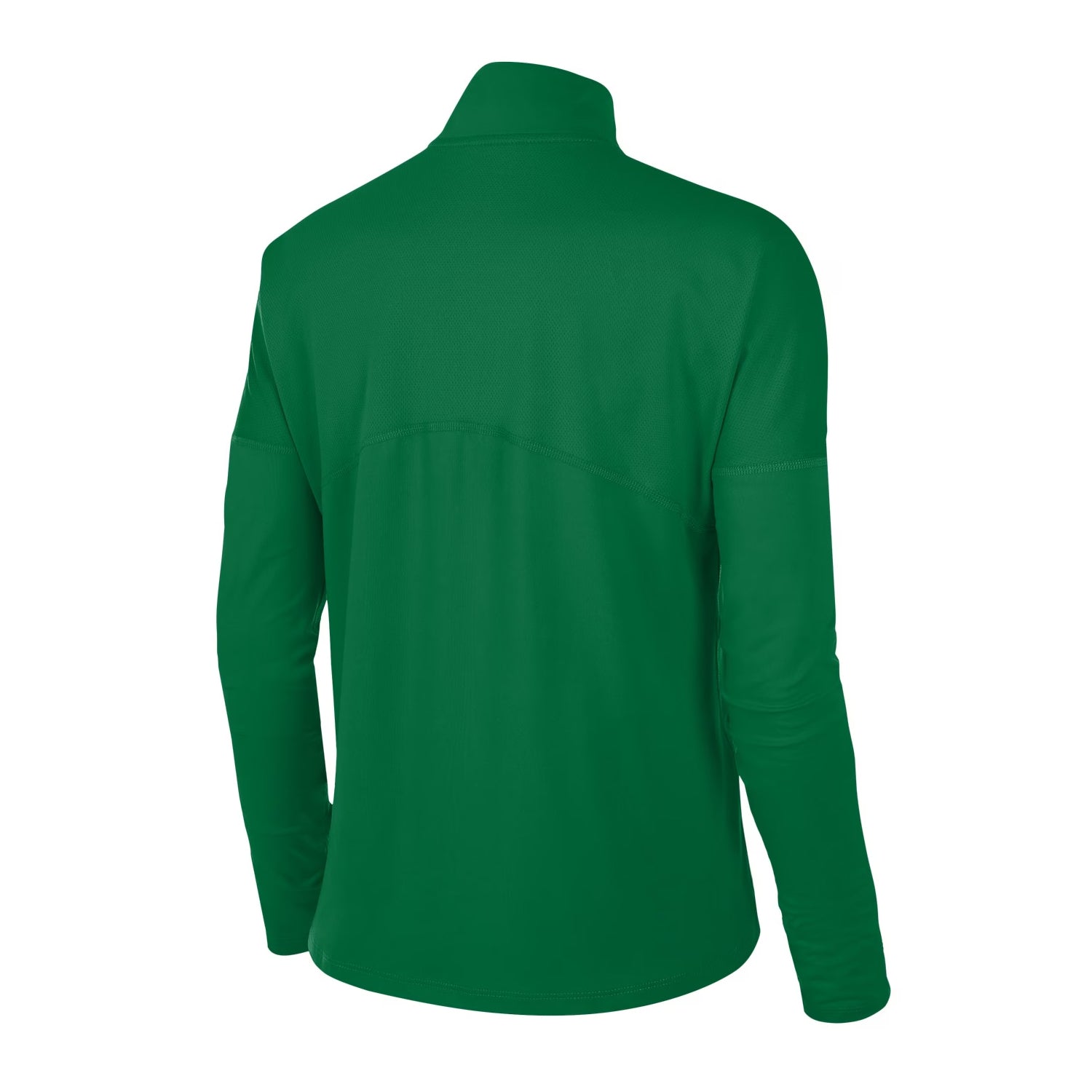 Pine Green - Back - Nike Womens-Ladies Funnel Neck Regular Long-Sleeved Top
