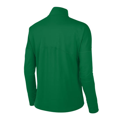 Pine Green - Back - Nike Womens-Ladies Funnel Neck Regular Long-Sleeved Top