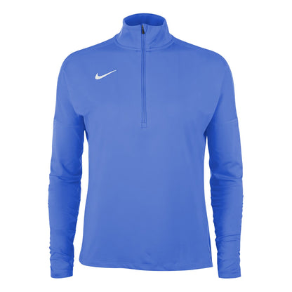 Royal Blue - Front - Nike Womens-Ladies Funnel Neck Regular Long-Sleeved Top