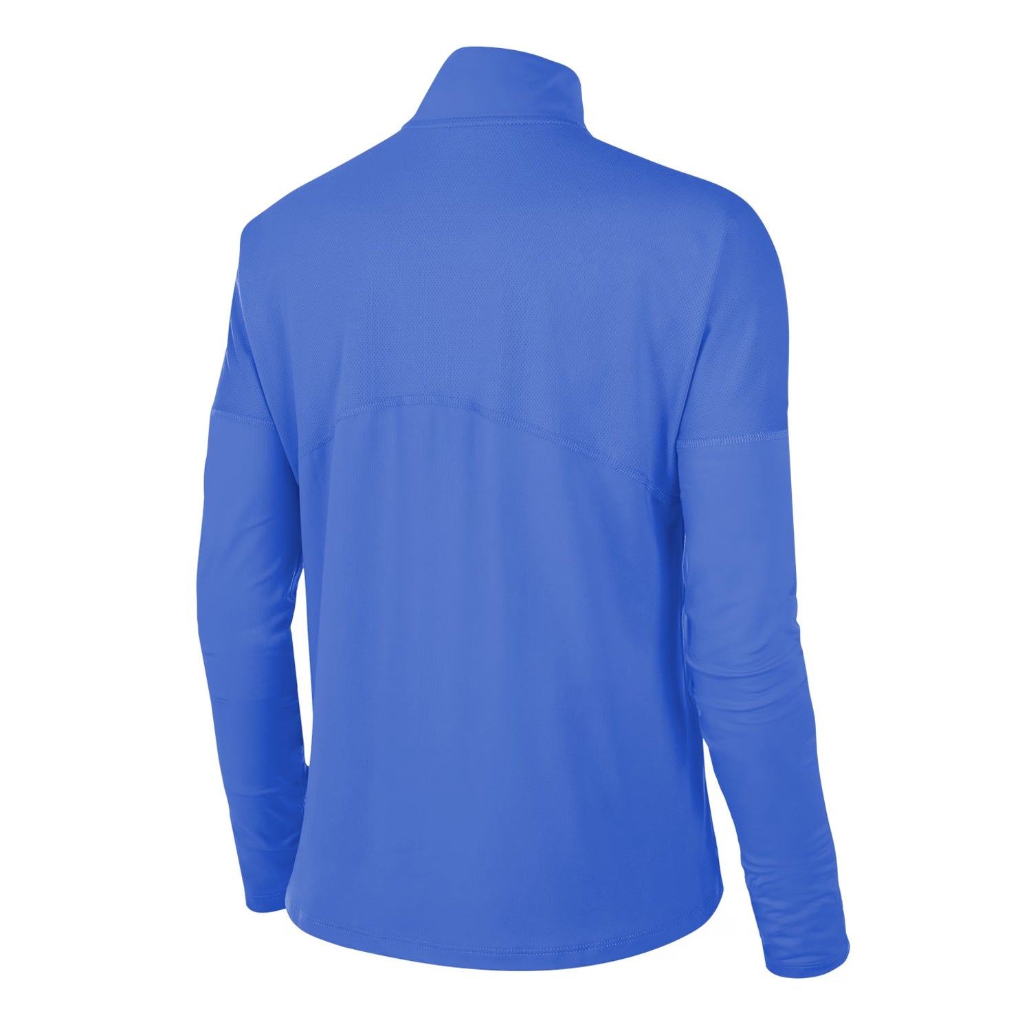 Royal Blue - Back - Nike Womens-Ladies Funnel Neck Regular Long-Sleeved Top