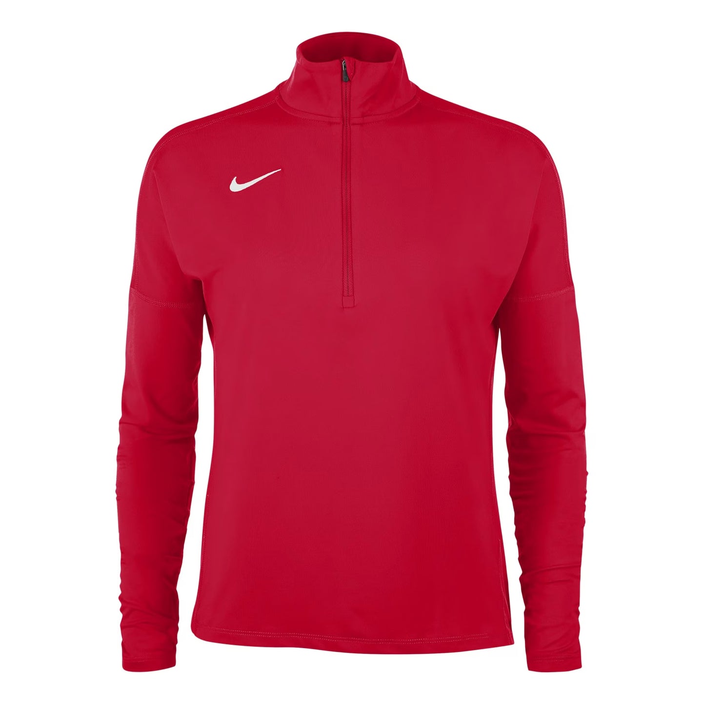 University Red - Front - Nike Womens-Ladies Funnel Neck Regular Long-Sleeved Top