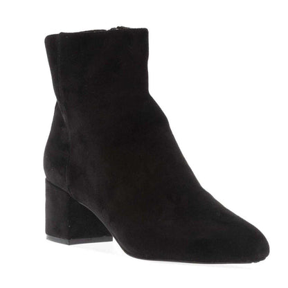 Black - Side - Dune London Womens-Ladies Prisha Suede Ankle Boots