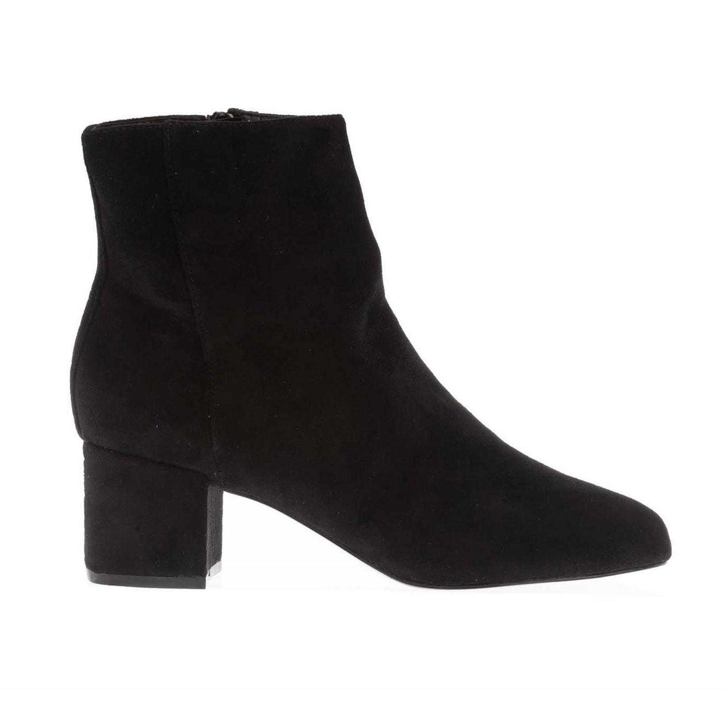 Black - Front - Dune London Womens-Ladies Prisha Suede Ankle Boots