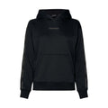 Black - Front - Calvin Klein Womens-Ladies Logo Sport Hoodie
