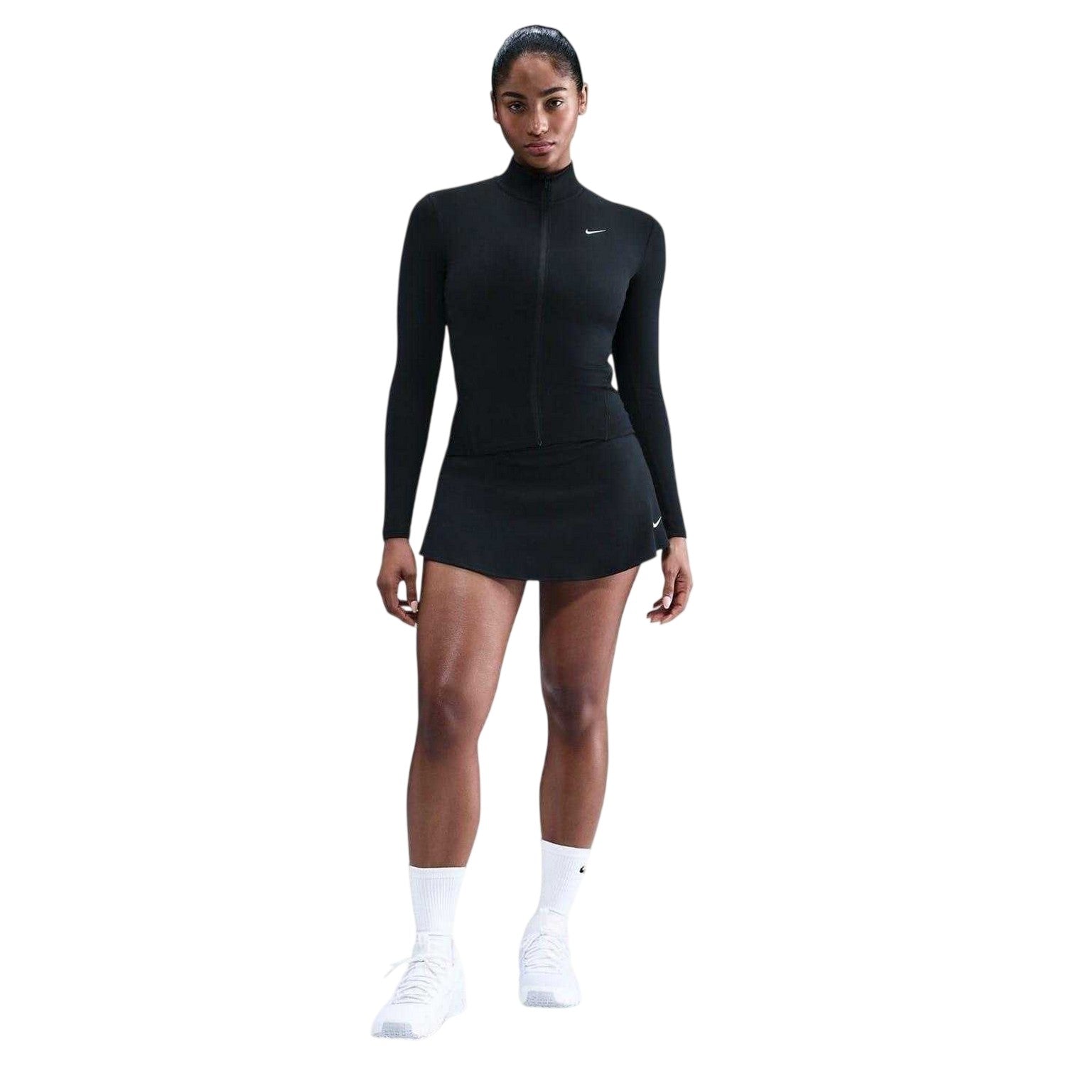 Black - Lifestyle - Nike Womens-Ladies Full Zip Training Performance Jacket