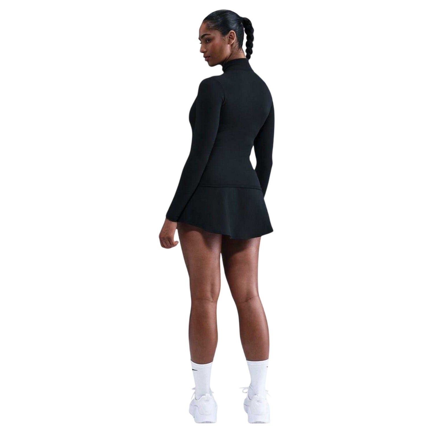 Black - Pack Shot - Nike Womens-Ladies Full Zip Training Performance Jacket