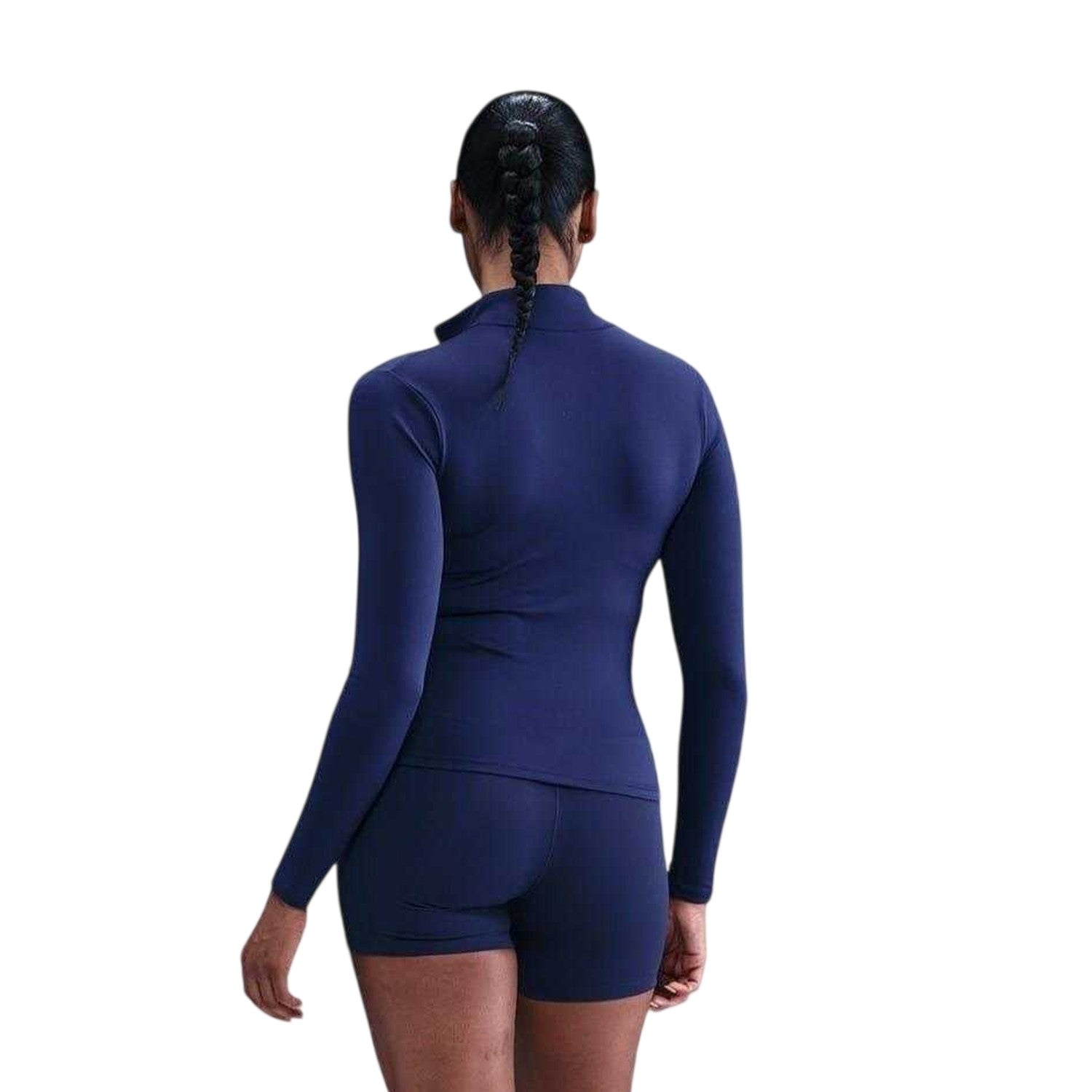 Midnight Navy - Back - Nike Womens-Ladies Full Zip Training Performance Jacket