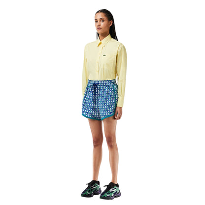 Multicoloured - Lifestyle - Lacoste Womens-Ladies Geometric Pattern Shorts