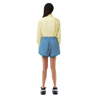 Multicoloured - Pack Shot - Lacoste Womens-Ladies Geometric Pattern Shorts