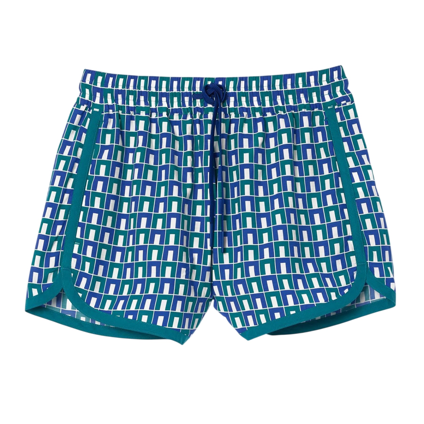 Multicoloured - Front - Lacoste Womens-Ladies Geometric Pattern Shorts