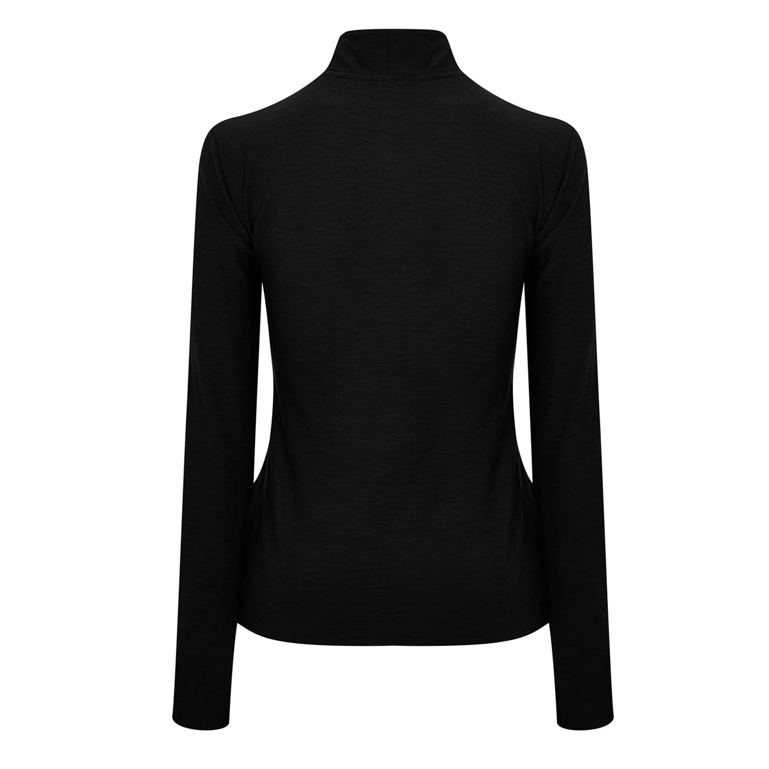 Black - Back - New Balance Womens-Ladies Quarter Zip Fitted Running Top
