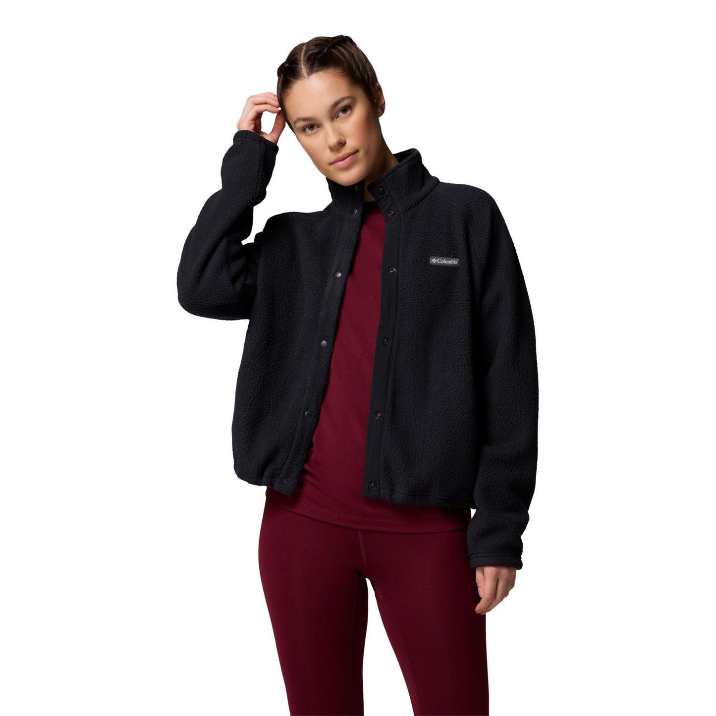 Black - Lifestyle - Columbia Womens-Ladies Full Zip Fleece Jacket