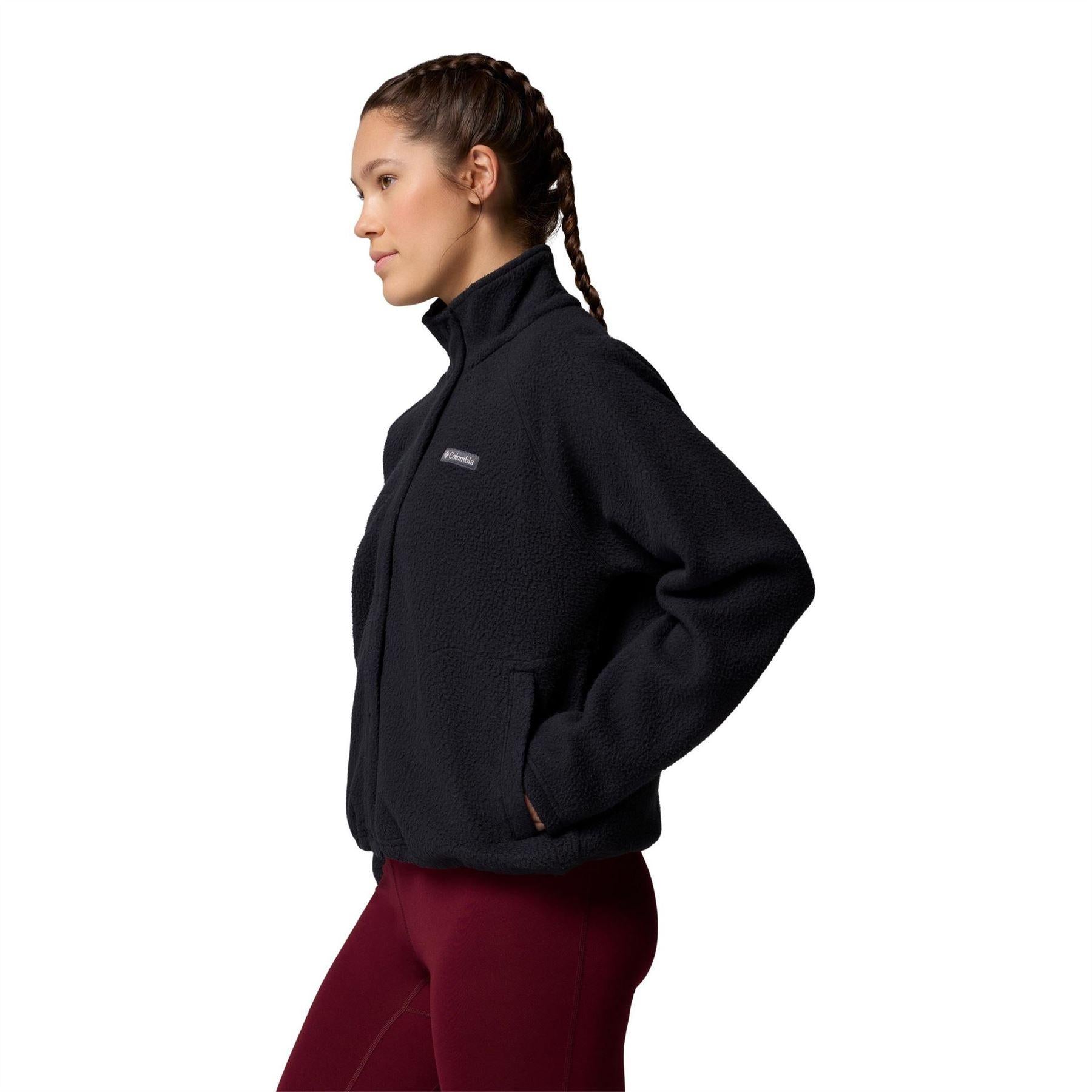 Black - Pack Shot - Columbia Womens-Ladies Full Zip Fleece Jacket