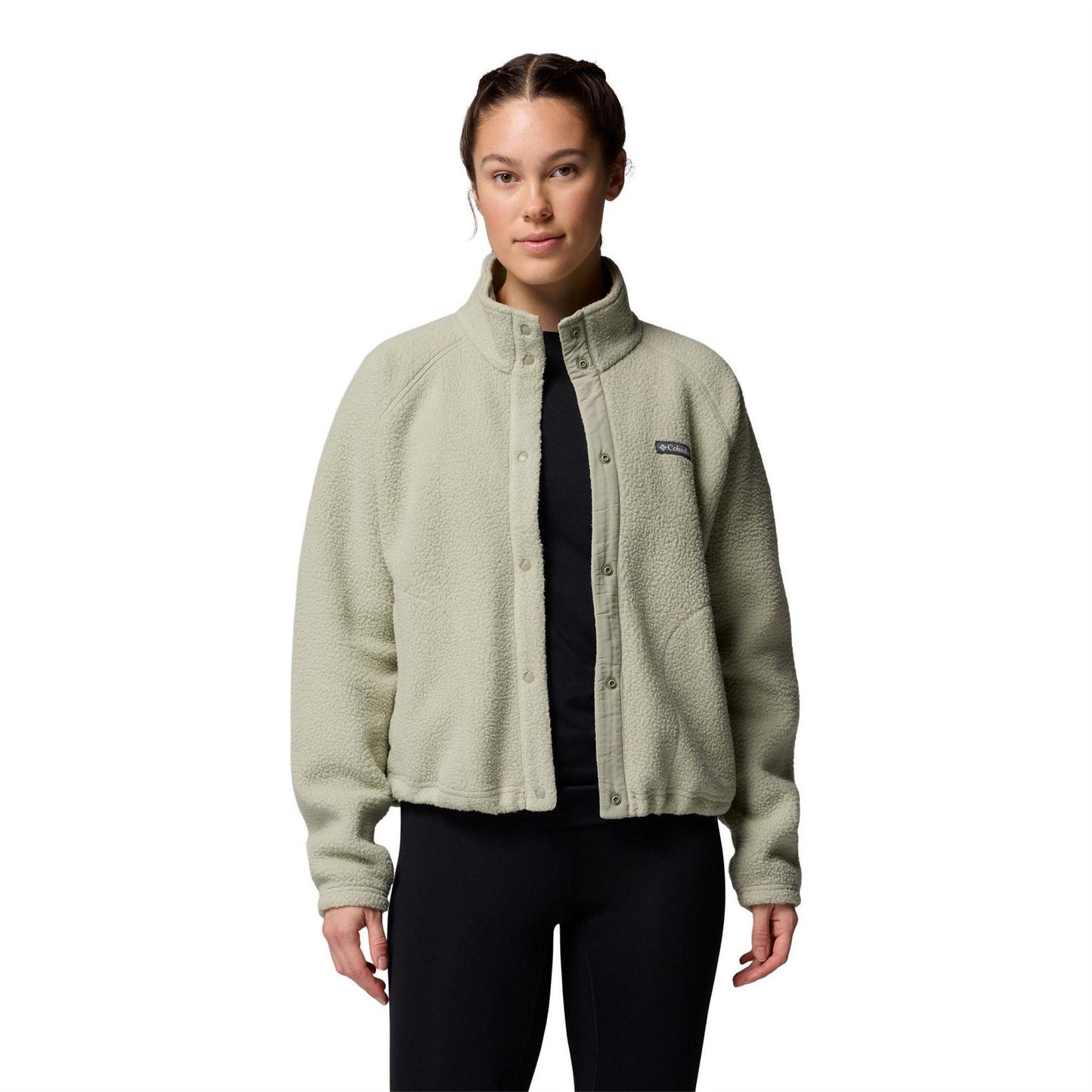 Green - Lifestyle - Columbia Womens-Ladies Full Zip Fleece Jacket