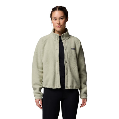 Green - Lifestyle - Columbia Womens-Ladies Full Zip Fleece Jacket