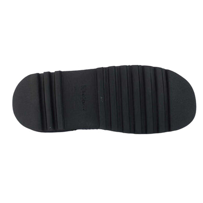 Black - Lifestyle - Kickers Womens-Ladies Hi Stack Glitter Leather Boots
