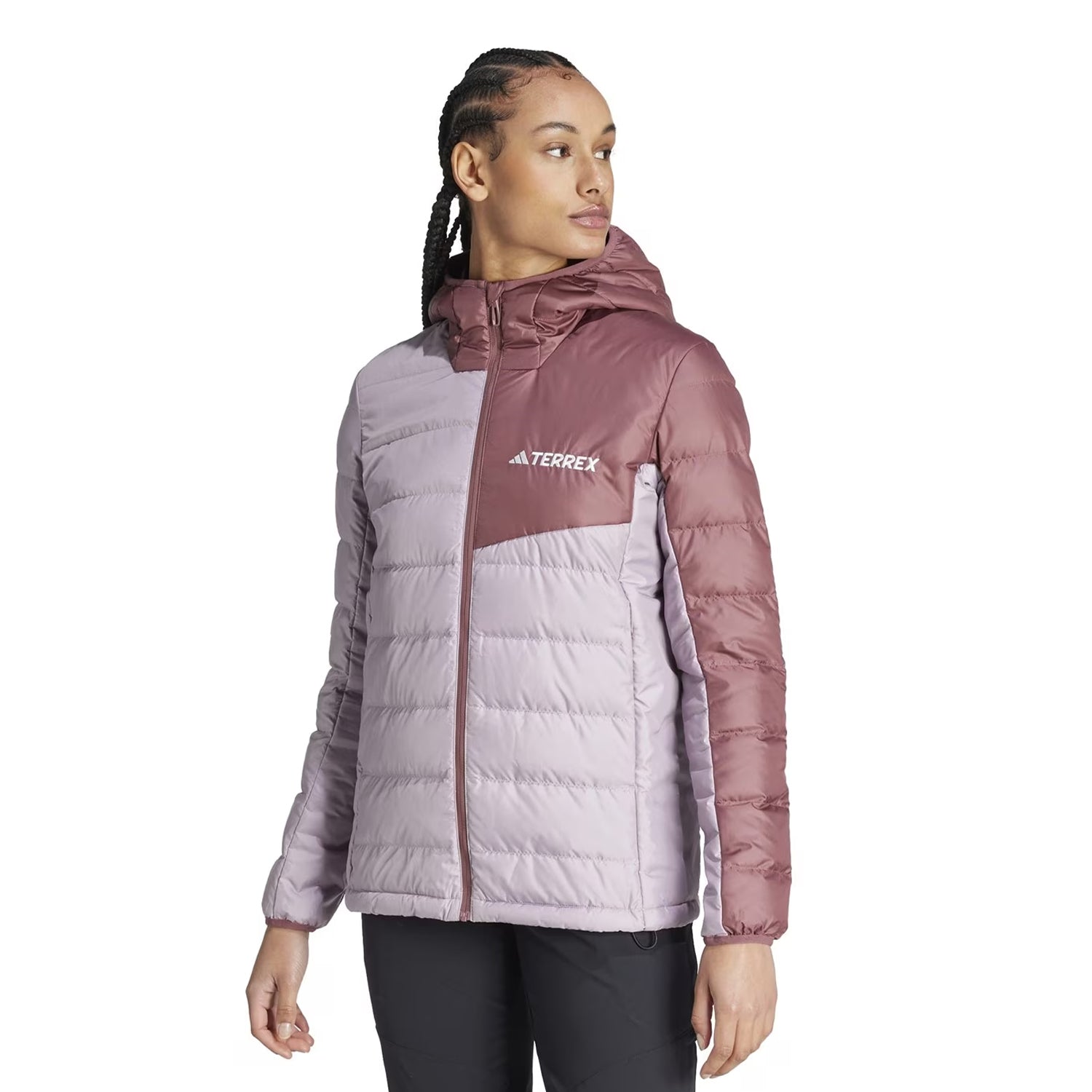 Preloved Fig - Side - Adidas Womens-Ladies Terrex Multi Hooded Jacket