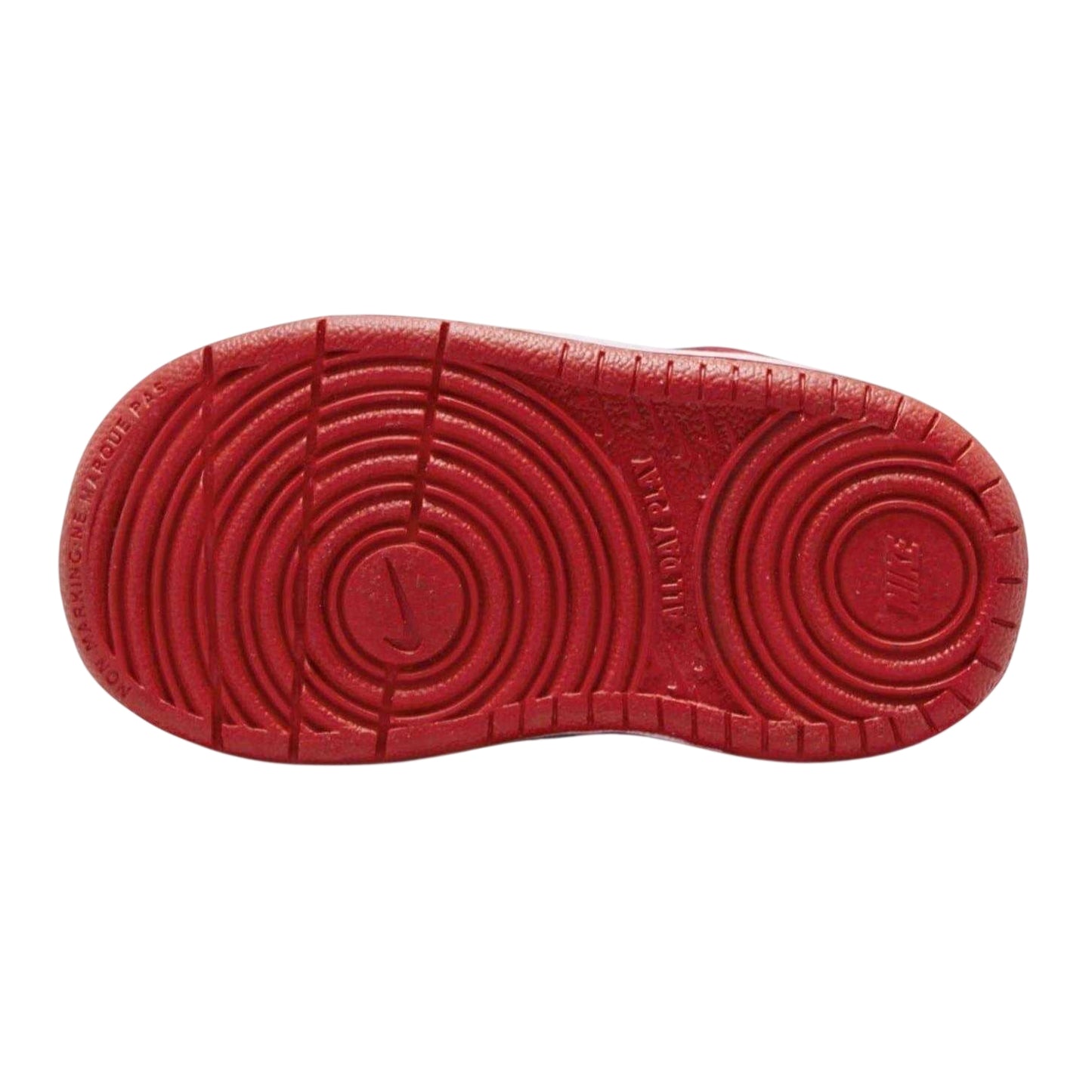 Red-Black - Lifestyle - Nike Baby Court Borough High Top Trainers