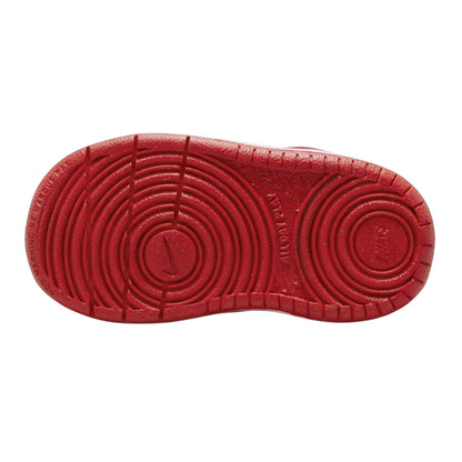 Red-Black - Lifestyle - Nike Baby Court Borough High Top Trainers