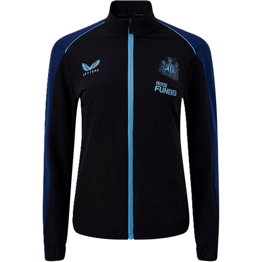 Black - Front - Castore Womens-Ladies Newcastle United FC Track Jacket