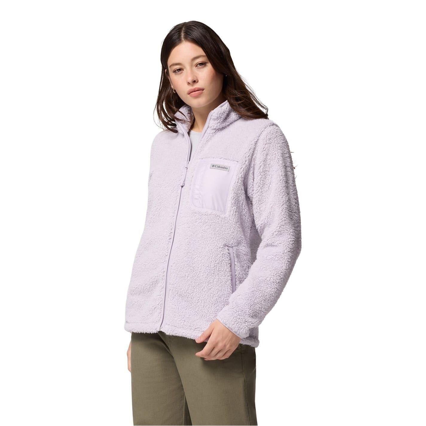 Lavender - Lifestyle - Columbia Womens-Ladies Full Zip Fleece Jacket
