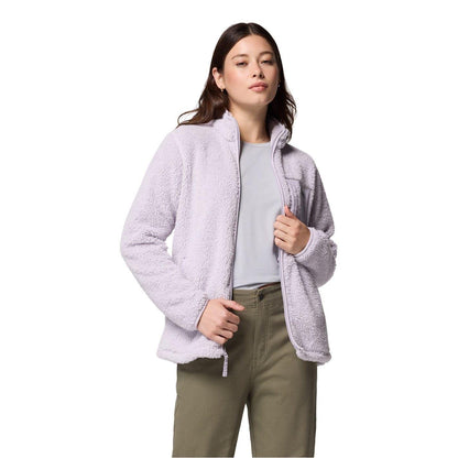 Lavender - Pack Shot - Columbia Womens-Ladies Full Zip Fleece Jacket