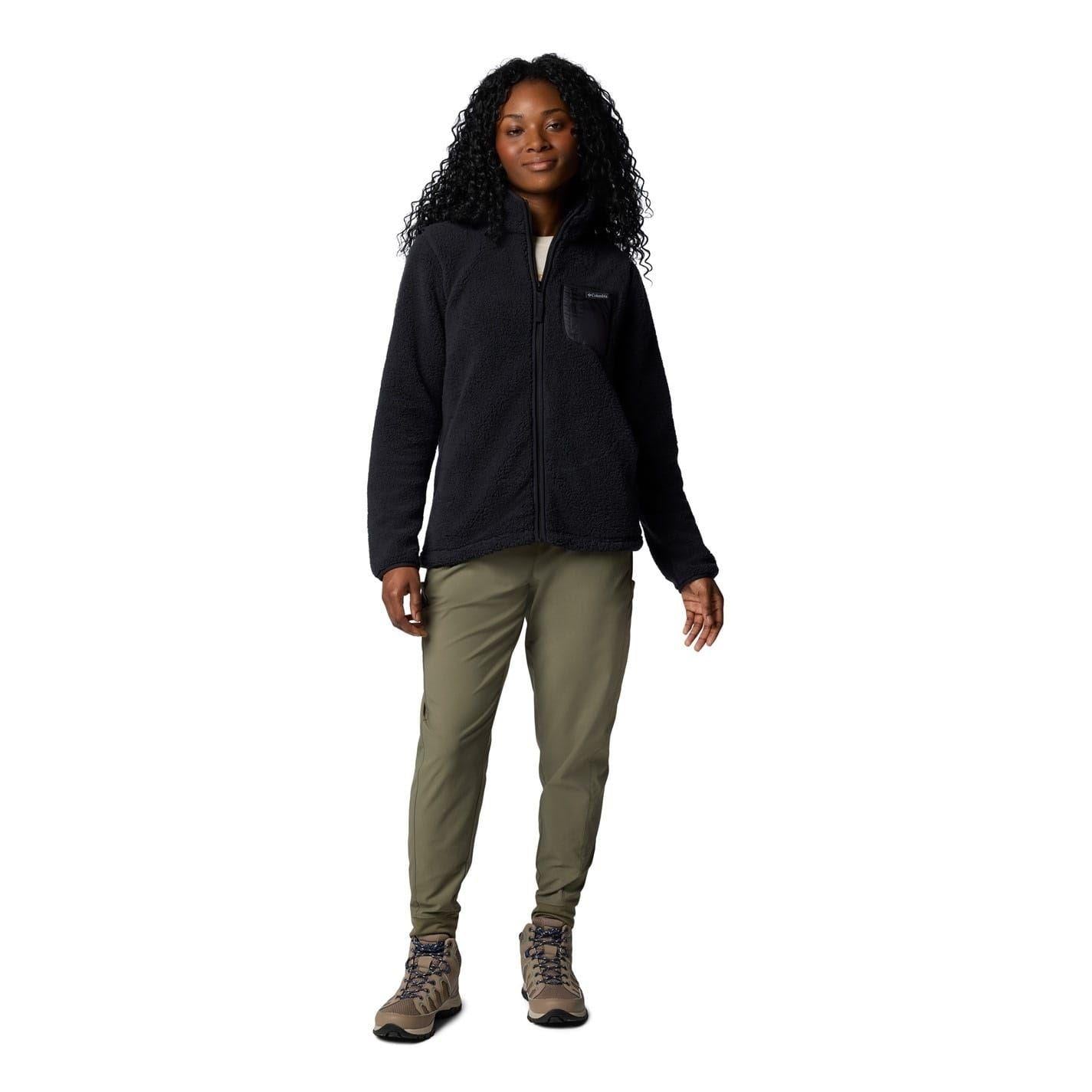 Black - Pack Shot - Columbia Womens-Ladies Full Zip Fleece Jacket
