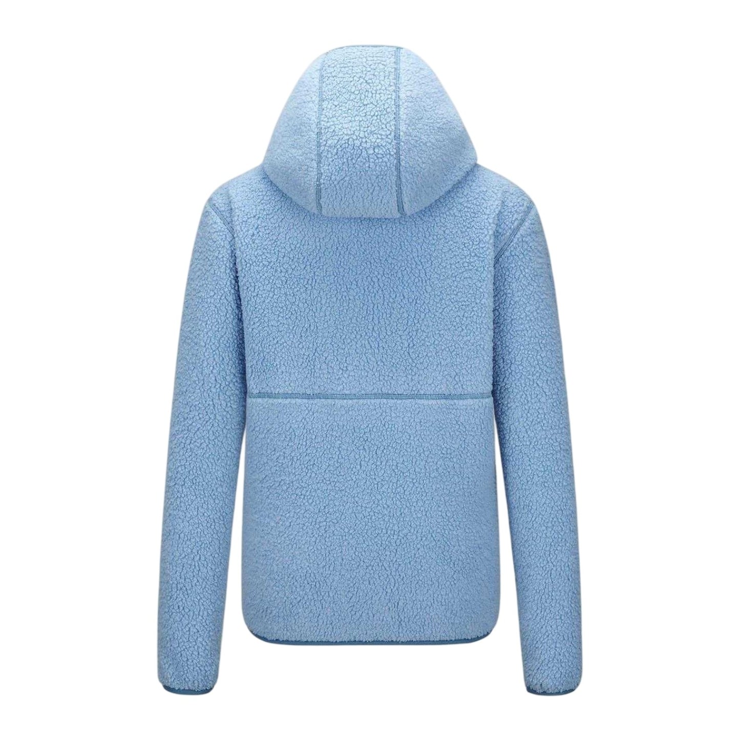 Blue - Back - Karrimor Womens-Ladies Tundra Sherpa Fleece Lightweight Hooded Jacket
