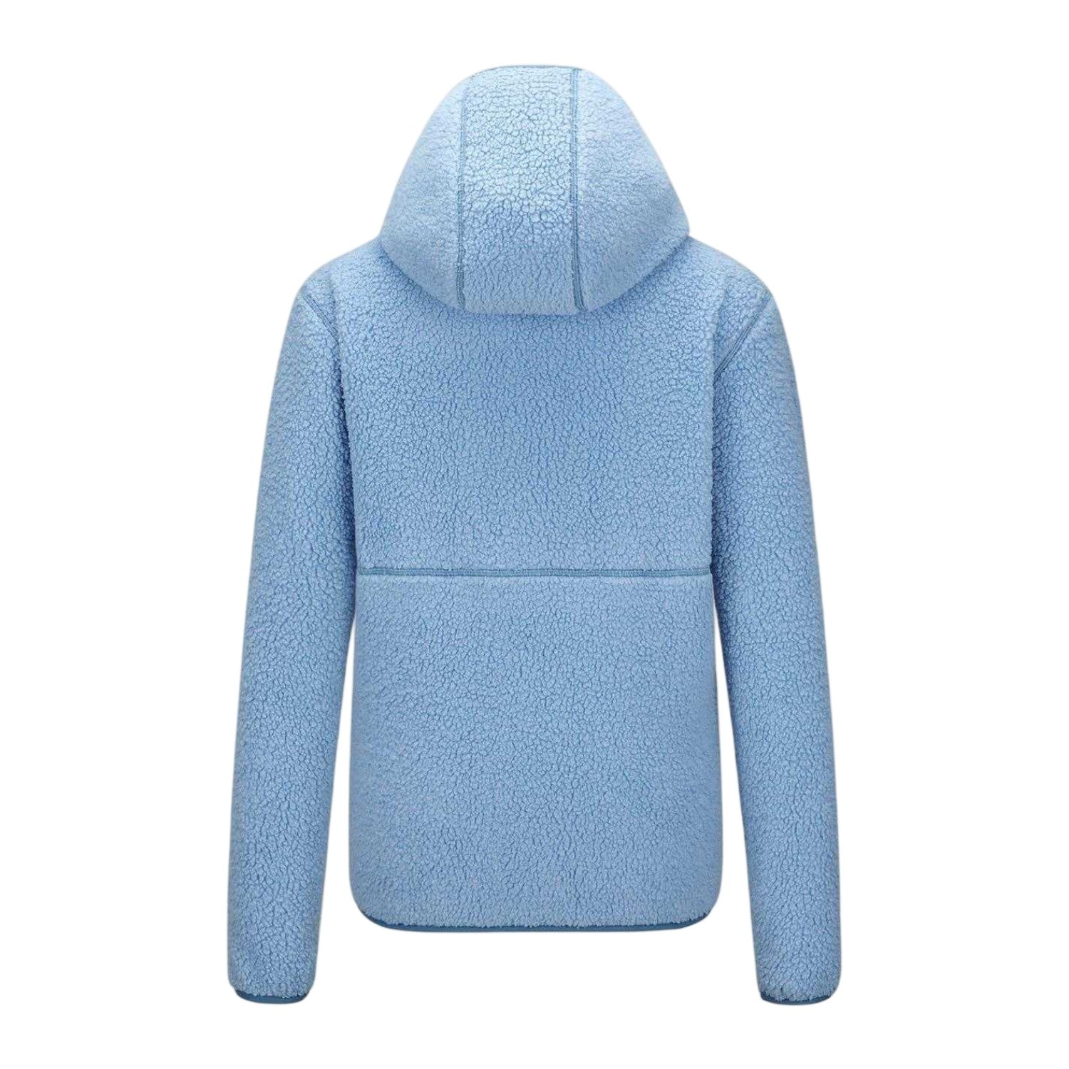Blue - Back - Karrimor Womens-Ladies Tundra Sherpa Fleece Lightweight Hooded Jacket