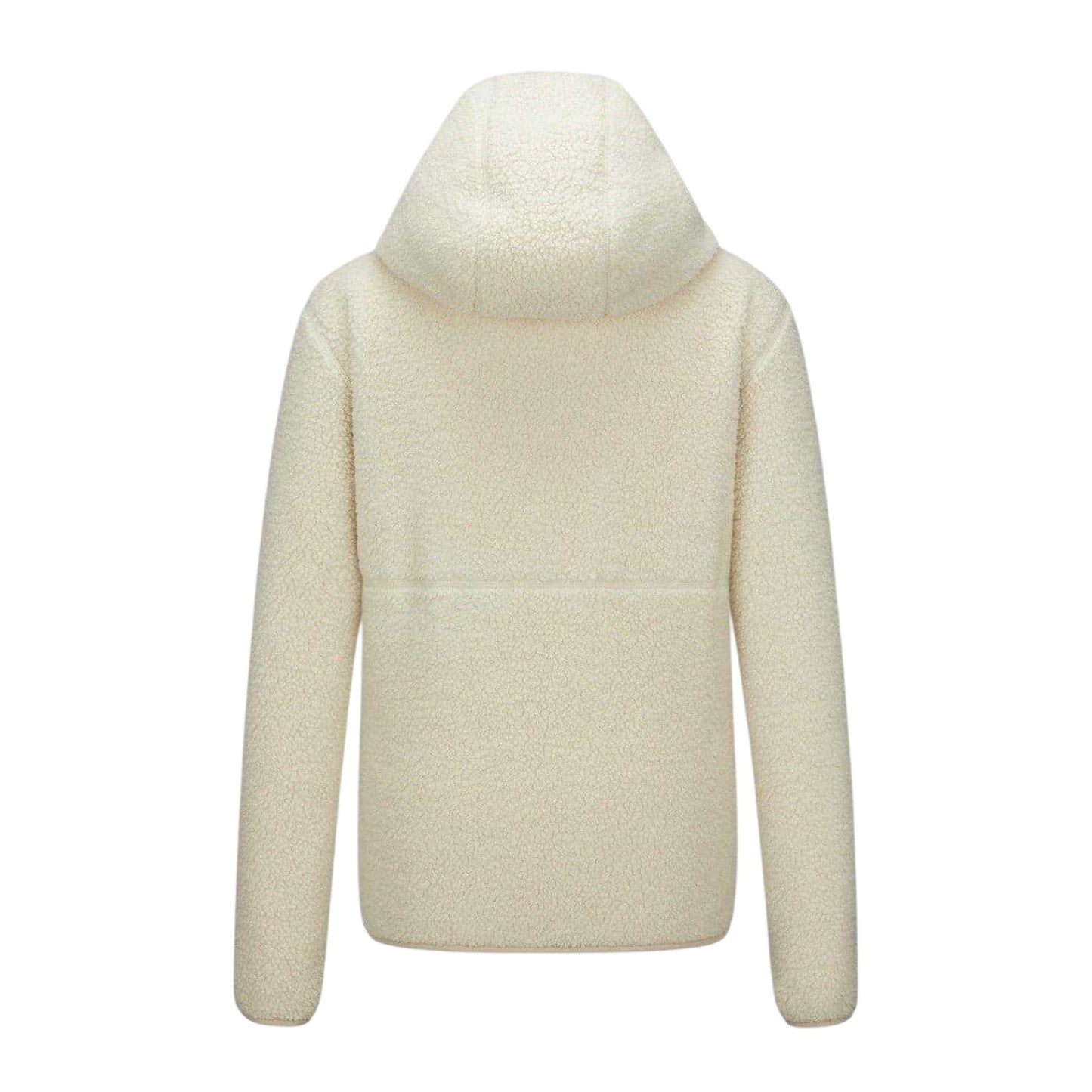Cream - Back - Karrimor Womens-Ladies Tundra Sherpa Fleece Lightweight Hooded Jacket