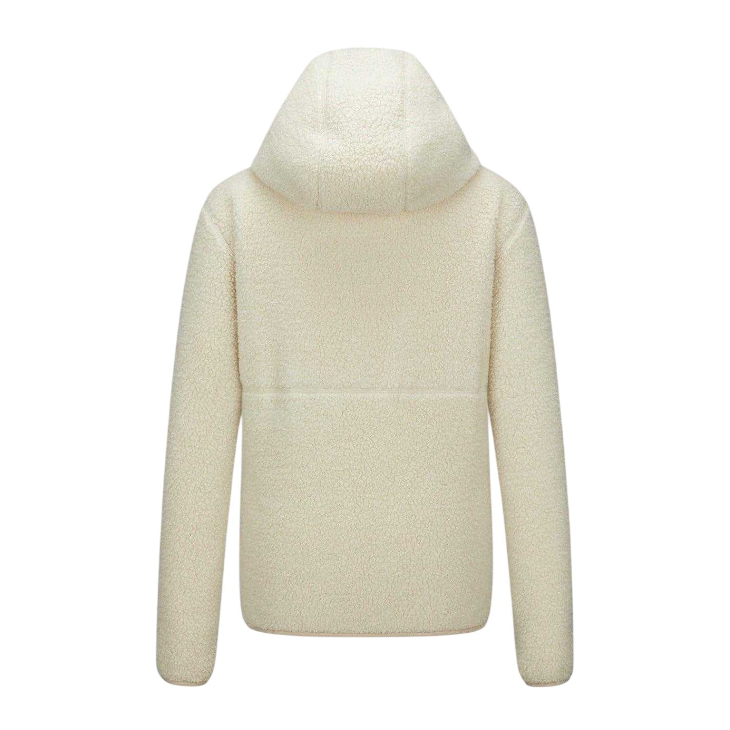 Cream - Back - Karrimor Womens-Ladies Tundra Sherpa Fleece Lightweight Hooded Jacket