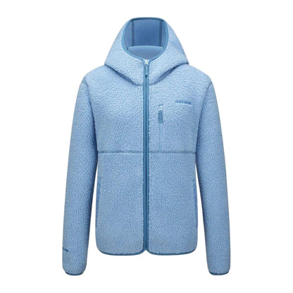 Blue - Front - Karrimor Womens-Ladies Tundra Sherpa Fleece Lightweight Hooded Jacket
