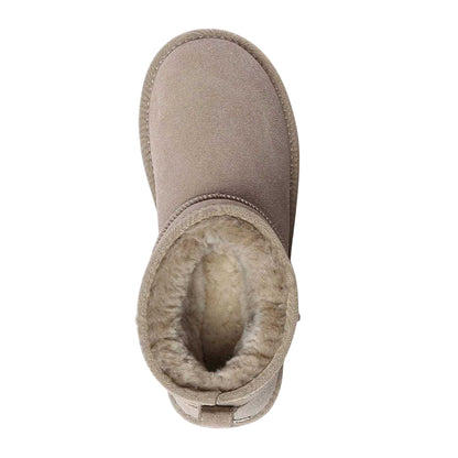 Sand - Lifestyle - EverAu Womens-Ladies Finch Ultra Mini Classic Suede Ankle Boots
