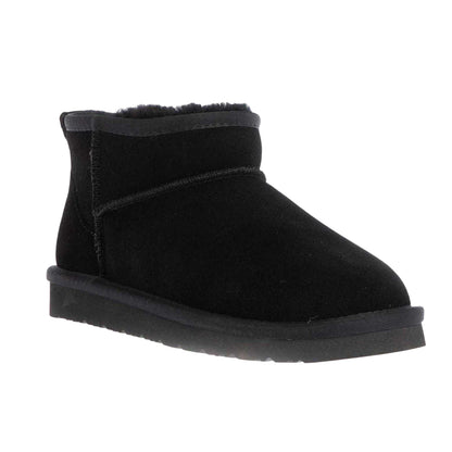Black - Front - EverAu Womens-Ladies Finch Ultra Mini Classic Suede Ankle Boots